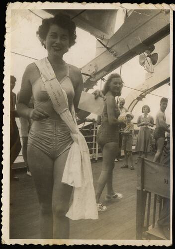 Bernice Kopple 'Miss New Australia', New Australia, 1950