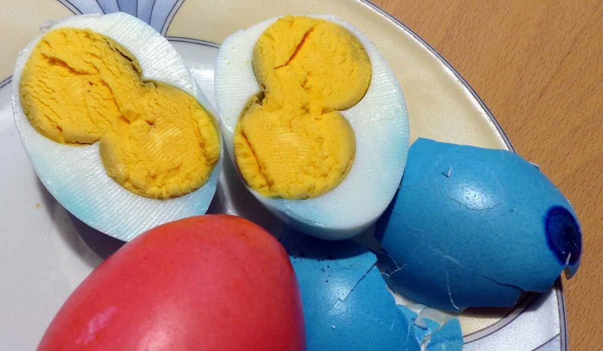 Eggs with two yolks